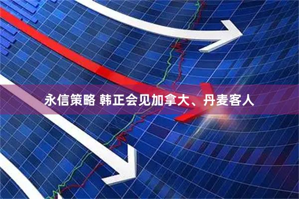永信策略 韩正会见加拿大、丹麦客人